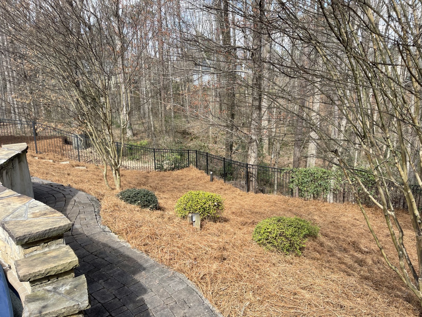 Pine Straw Installation